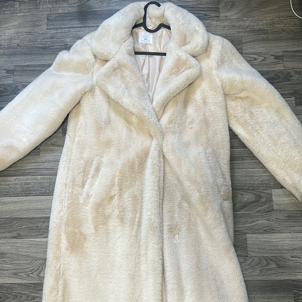 off white winter coat